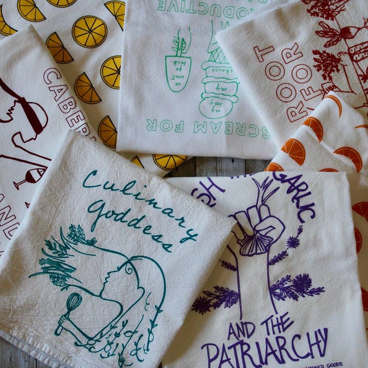 Overseasoned - Wholesale Tea Towel - Cabernet and Equal Pay Tea Towel - mother's day gift1