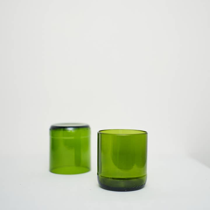 Dafu Dricksglas - Mörkgrön - Kort för wholesale av Mbare Home + Gift