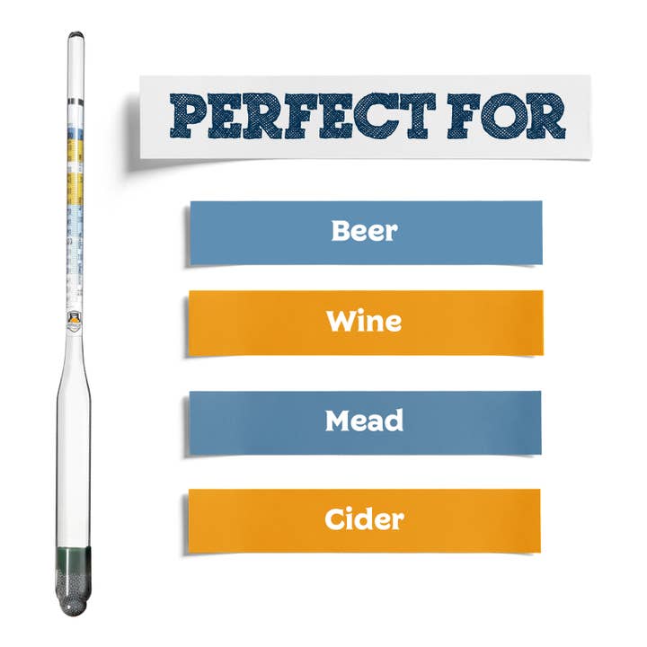 Fermentaholics - Wholesale DIY Drink Kit - Glass Hydrometer Test Kit