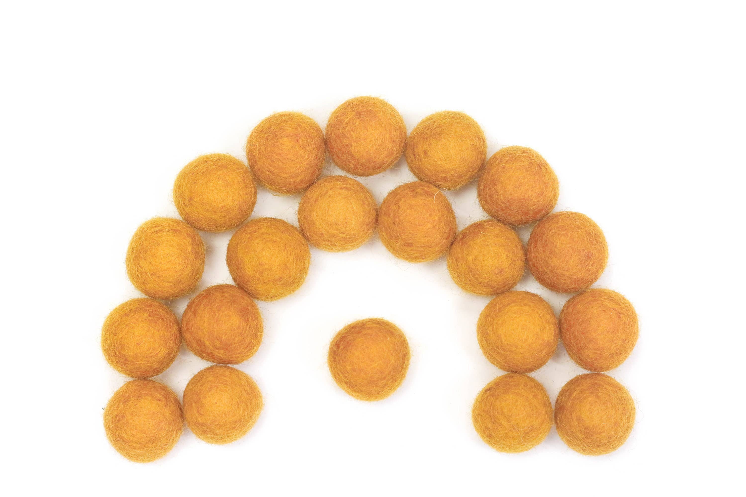 The Felt Pod - Wholesale Craft Supplies - 2.5 cm Felt Balls 100 Pieces -for DIY Garland Wool Beads27