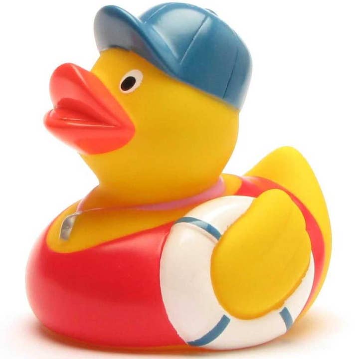 Duckshop - Wholesale Bath Toy - Baby - Rubber Duck Lifeguard - Rubber Duck