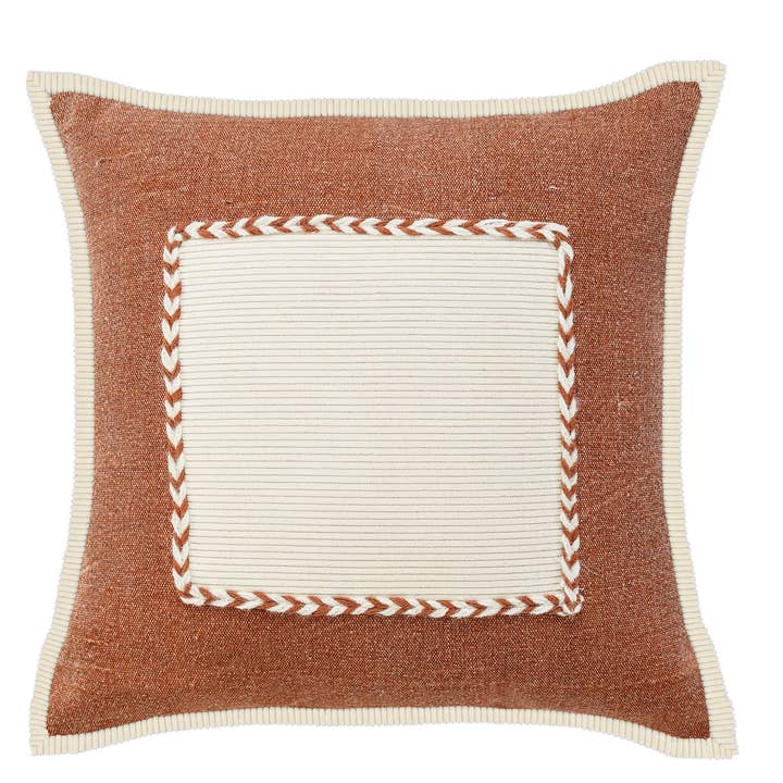 Riviera Framed Cotton Throw Pillow for wholesale by LR Home