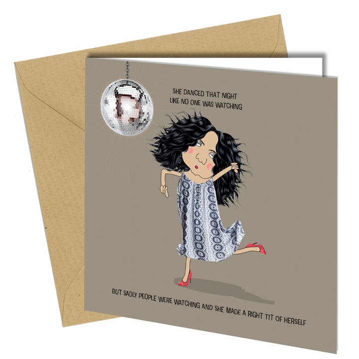 #1444 Getanzt für den Großhandel von Close to the Bone Greeting Cards and Gifts