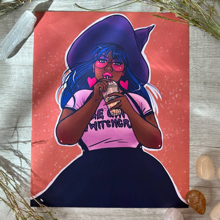 Seja Gay Faça Bruxaria Impressão de Arte de Bruxa - 8x10" e 5x7" por atacado de Rainbow Coven Designs