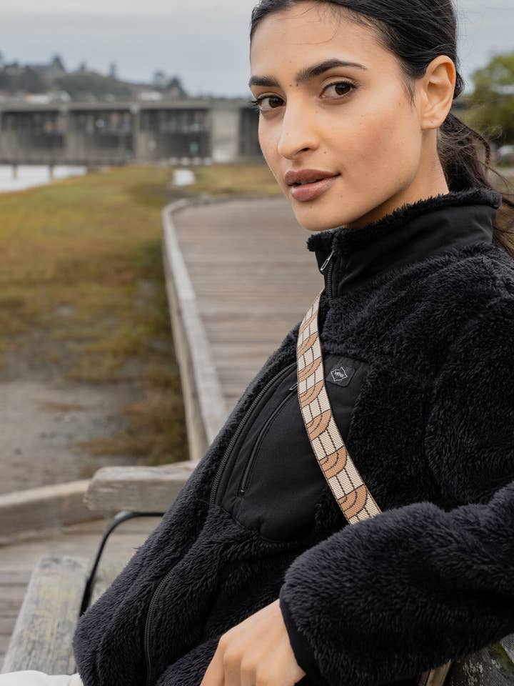 Ridge Fleece Jacket Women's Coal for wholesale by VNTNA