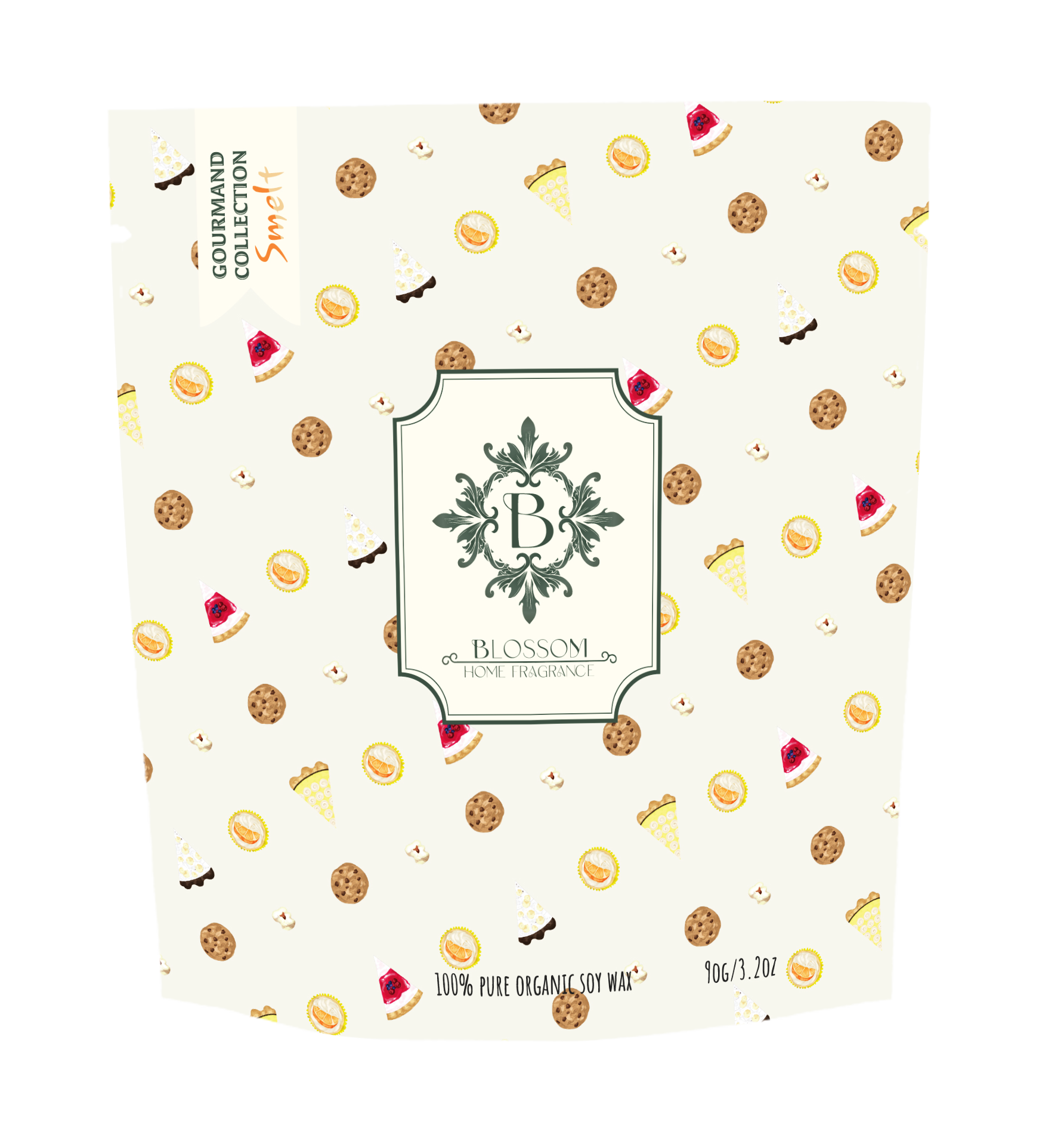 Blossom – Engroshandel Vokssmelter – Obsidian glas voks varmer+Blossom duftende voks smeltesæt1