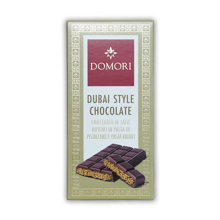 Domori Dubai Milk Chocolate Bar for wholesale by Bar & Cocoa Chocolate