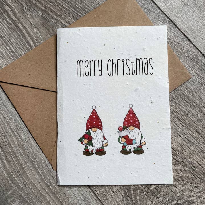 Plantable Christmas card. Greeting card for wholesale by Little princess crafts