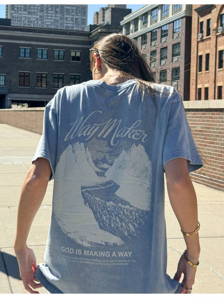 Elevated Faith - Wholesale Screen Printed T-Shirt - Women's - Way Maker Unisex Tee11