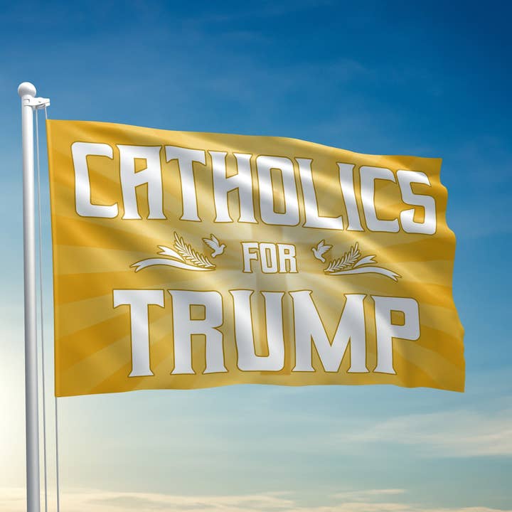 Des catholiques pour le drapeau Trump pour la vente par I Love My Freedom