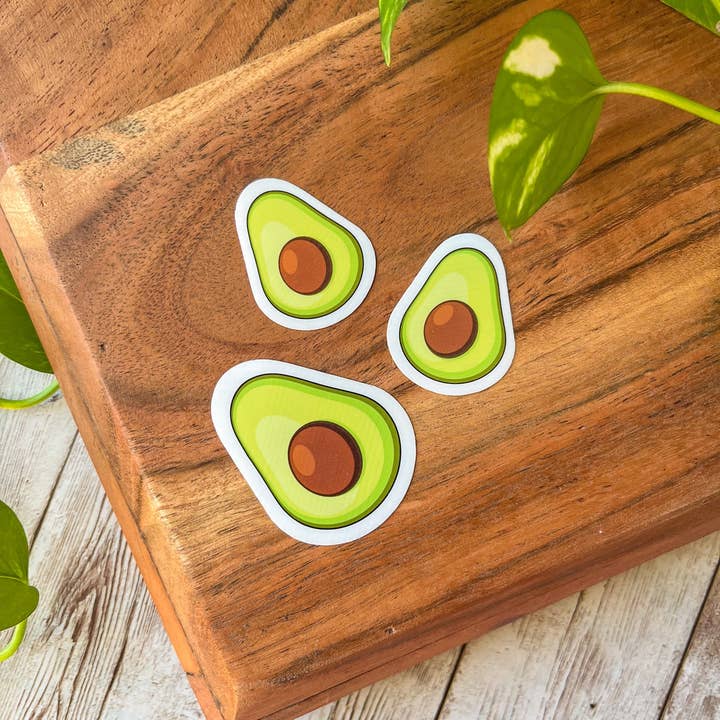 The Nosy Gal - Wholesale Sticker - Avocado Waterproof Sticker