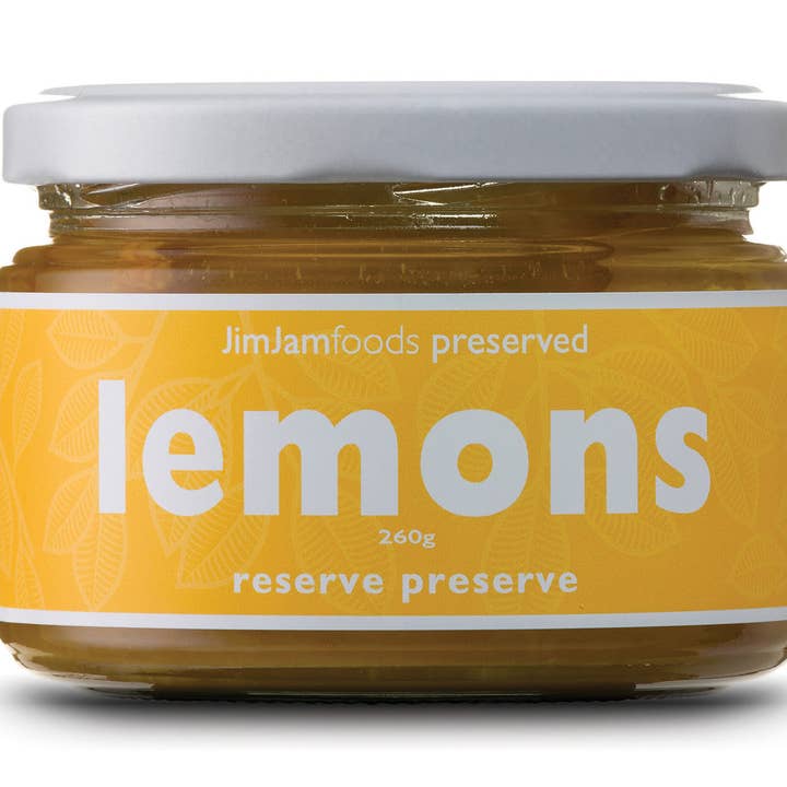 Lemons Reserve Preserve for wholesale by JimJam Foods