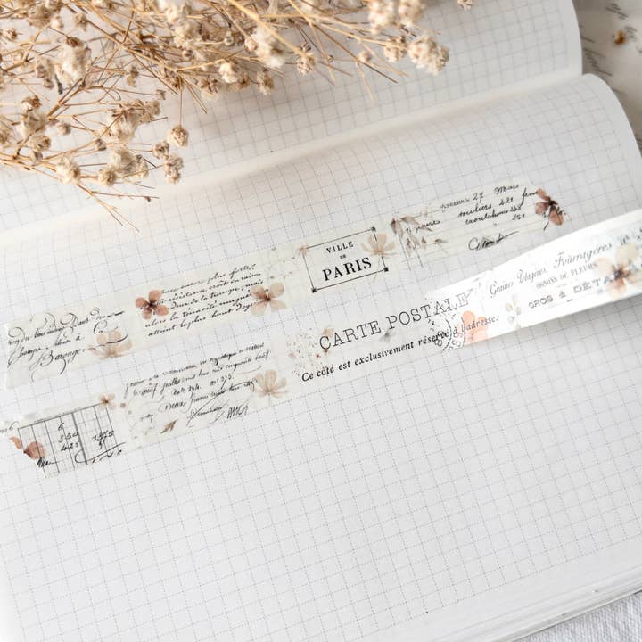 Vintage-Ephemera-Washi-Tape: Erinnerungen-Kollektion (15mm) für den Großhandel von Crea with Gaby