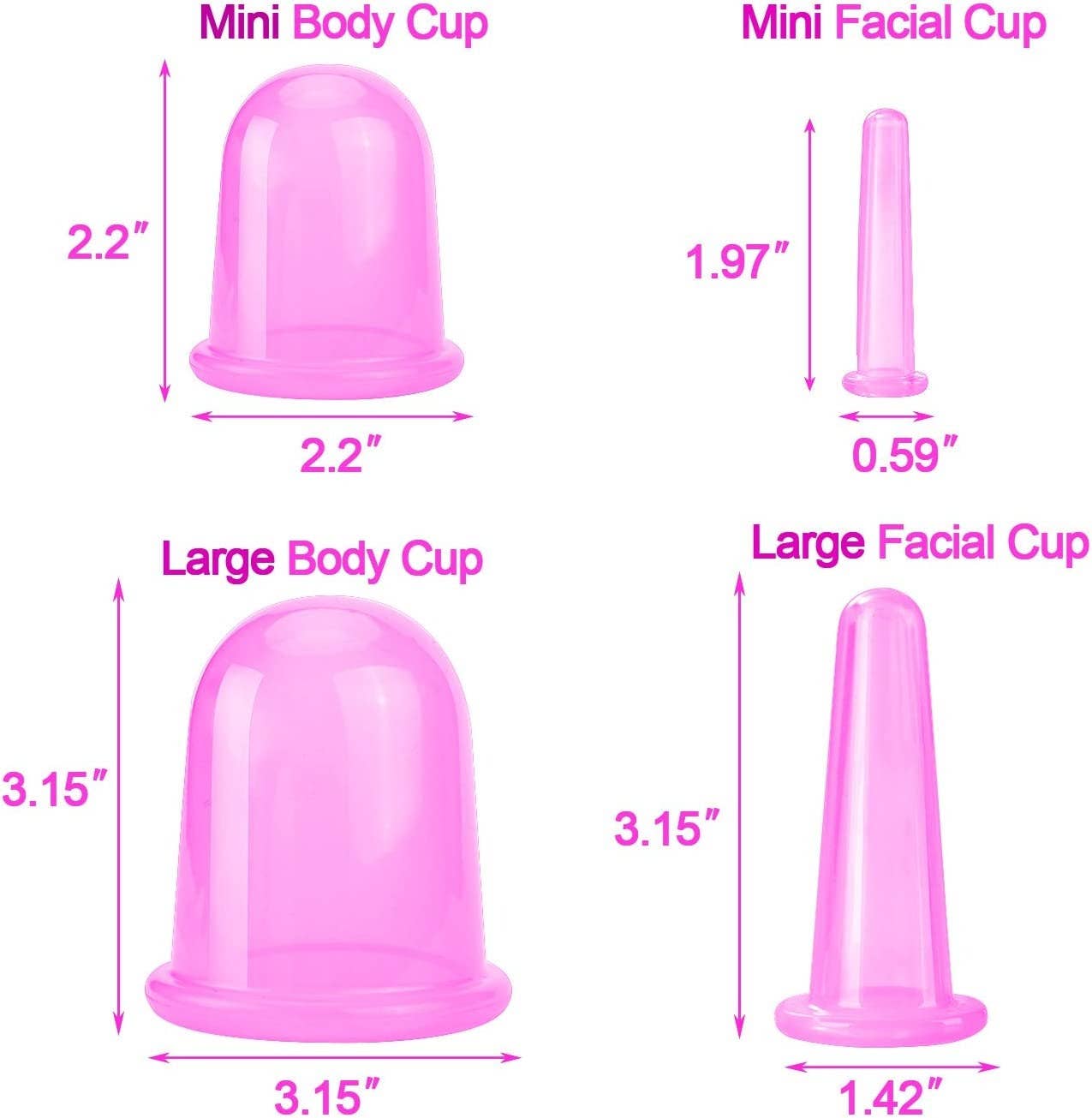 VIGOR - Wholesale Body Cupping Set - Anti Cellulite Massager Cupping Therapy Massage Sets Silicon2