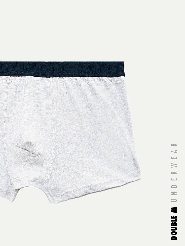 Double M - Wholesale Underwear - Men's - MEN'S BOXER SHORTS IN PLAIN COTTON5