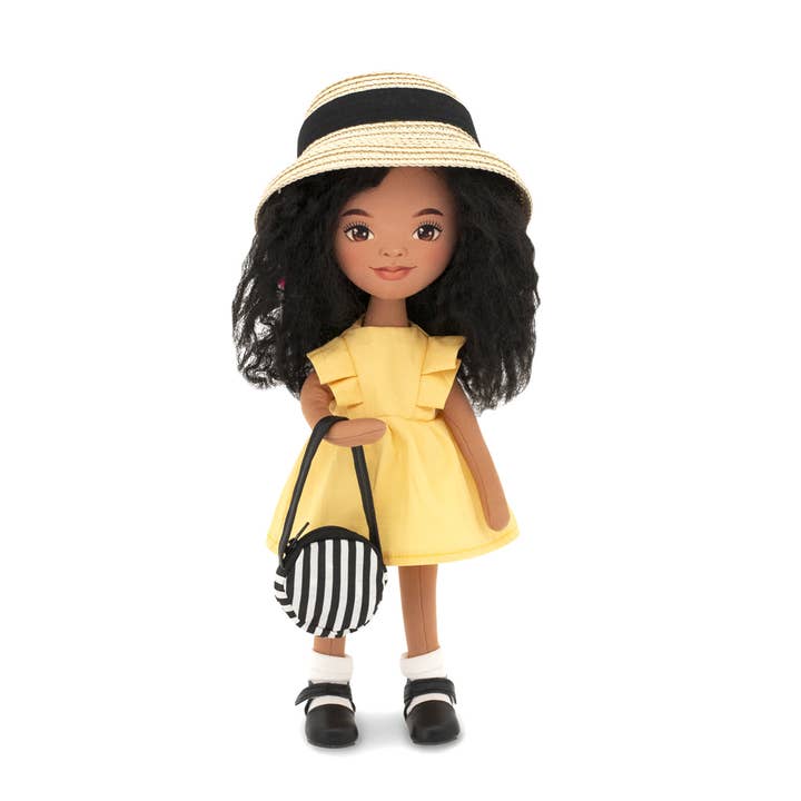 Orange Toys - Wholesale Doll - Kids - Tina Doll With A Yellow Dress 32Cm