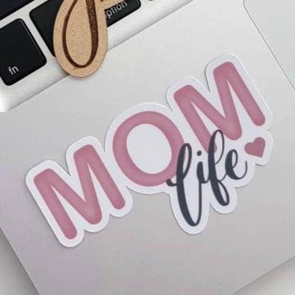 Autocollant Mom Life pour la vente par Jen Writes This LLC
