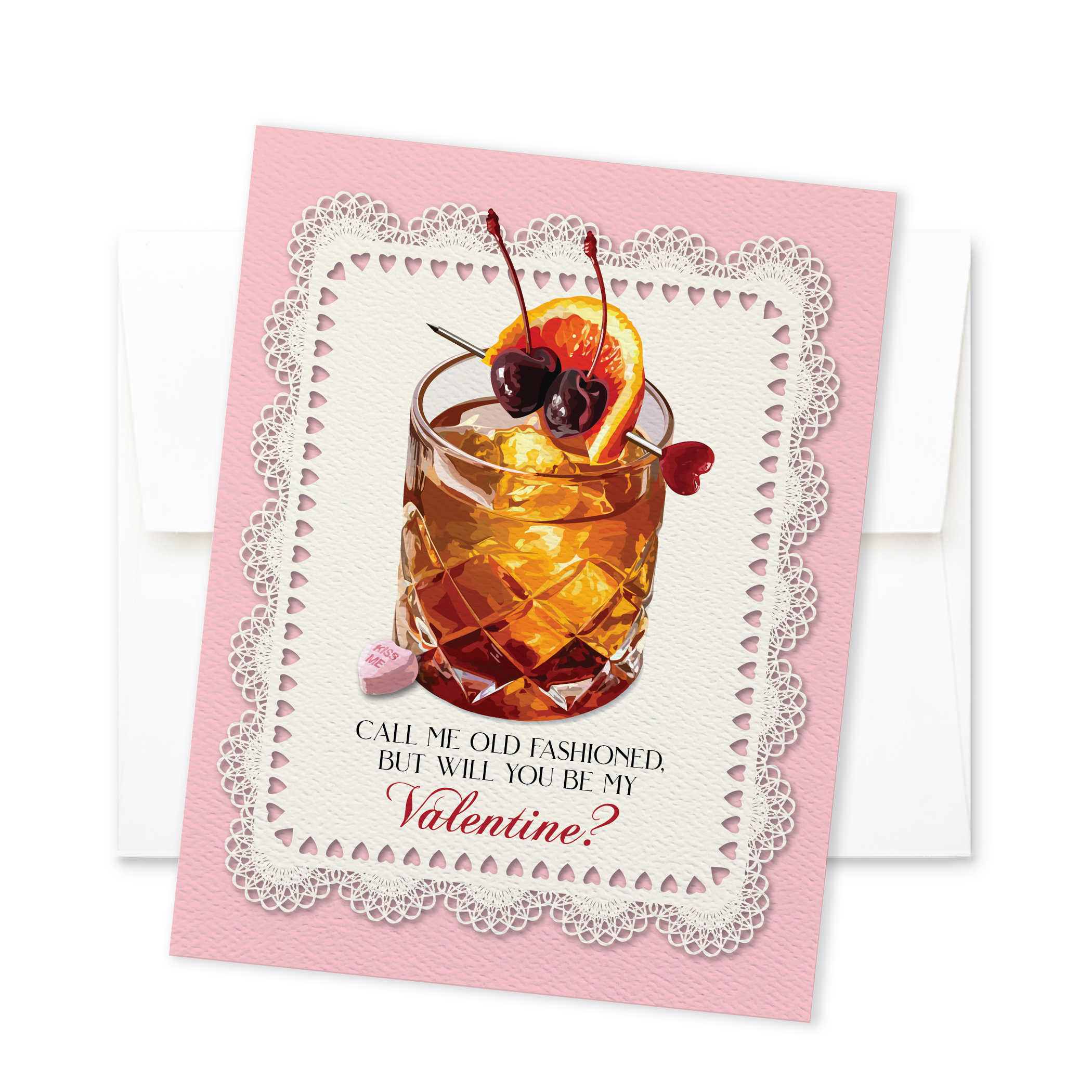The Red Barn Press – wholesale Valentine's Day card – Valentine | Call Me Old Fashioned Recipe Card1