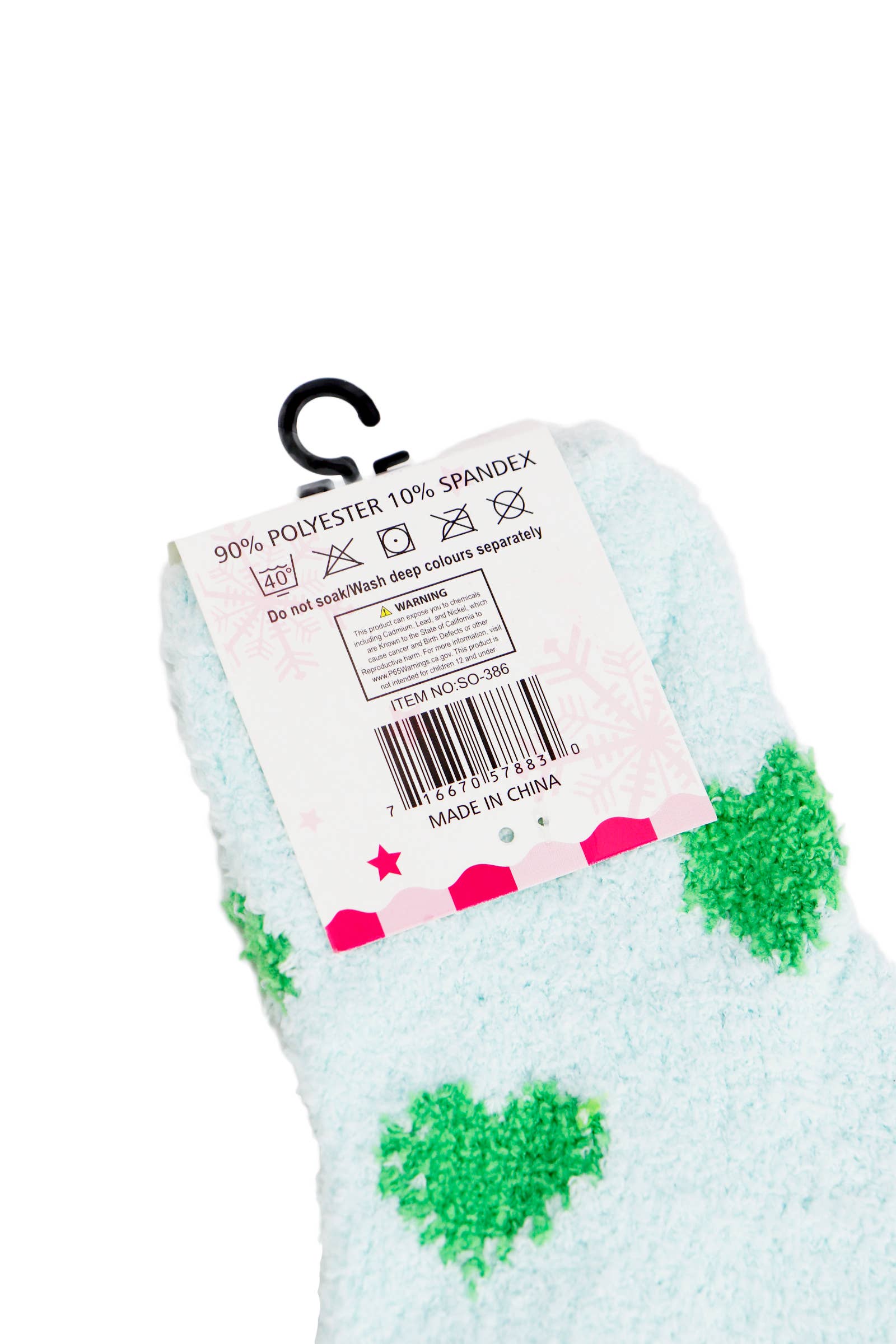 ASSORTITI Calzini da salotto in pile soffice e accogliente con cuori in vendita all'ingrosso su Faire4