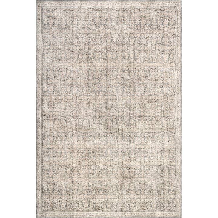 Tapis à médaillon vintage Cally de la collection Hillstone de Nuloom pour la vente par nuLOOM