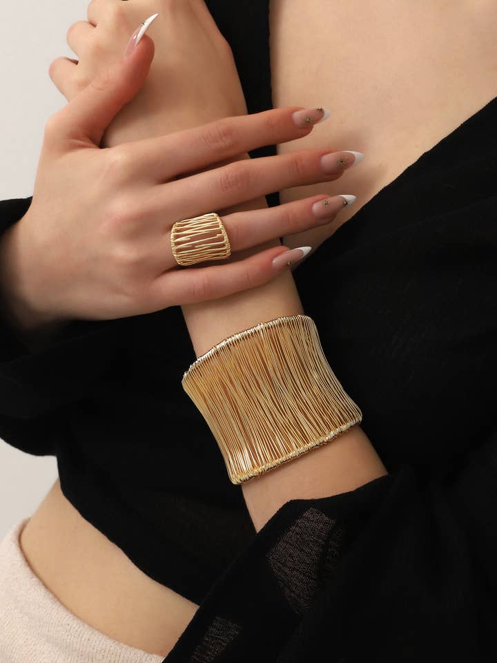 Gold Plated Boho Jewelry Set for wholesale by BUBU BY TEKIN SHOP