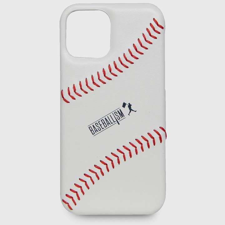 Baseballism - Vente Coque de téléphone – unisexe - Étui de téléphone en cuir de baseball 2.0 (iPhone 15)