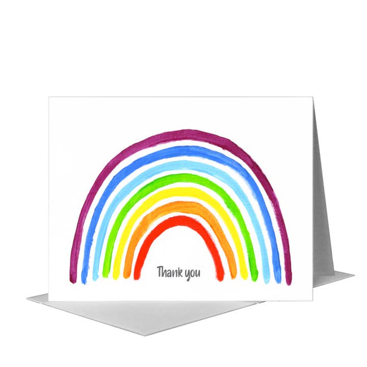 Regnbåge, Gratulationskort (#8030FA) för wholesale av Printed Canvas