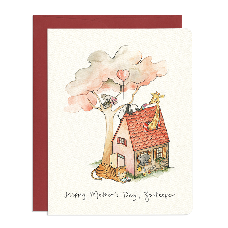 Gotamago - Wholesale Mother's Day Card - Zookeeper Mom Card *SALE0