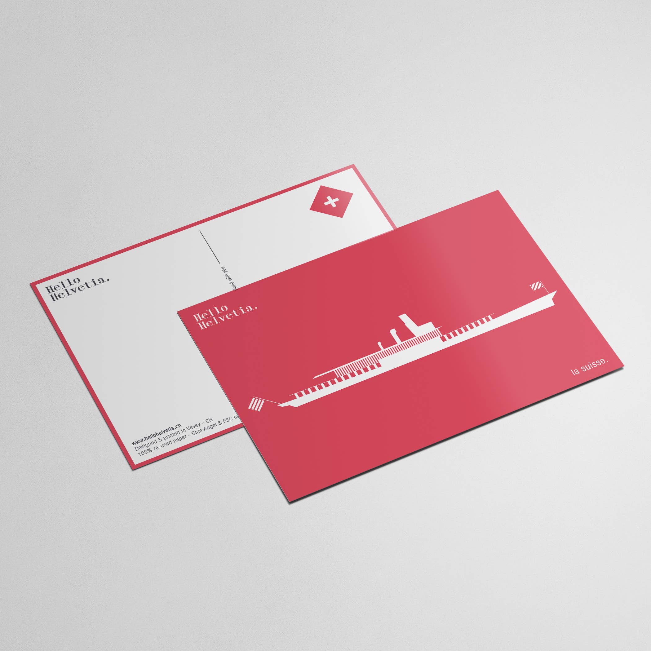 Hello Helvetia - Wholesale Postcard Set - Set of 5 post cards | Souvenirs of Switzerland0