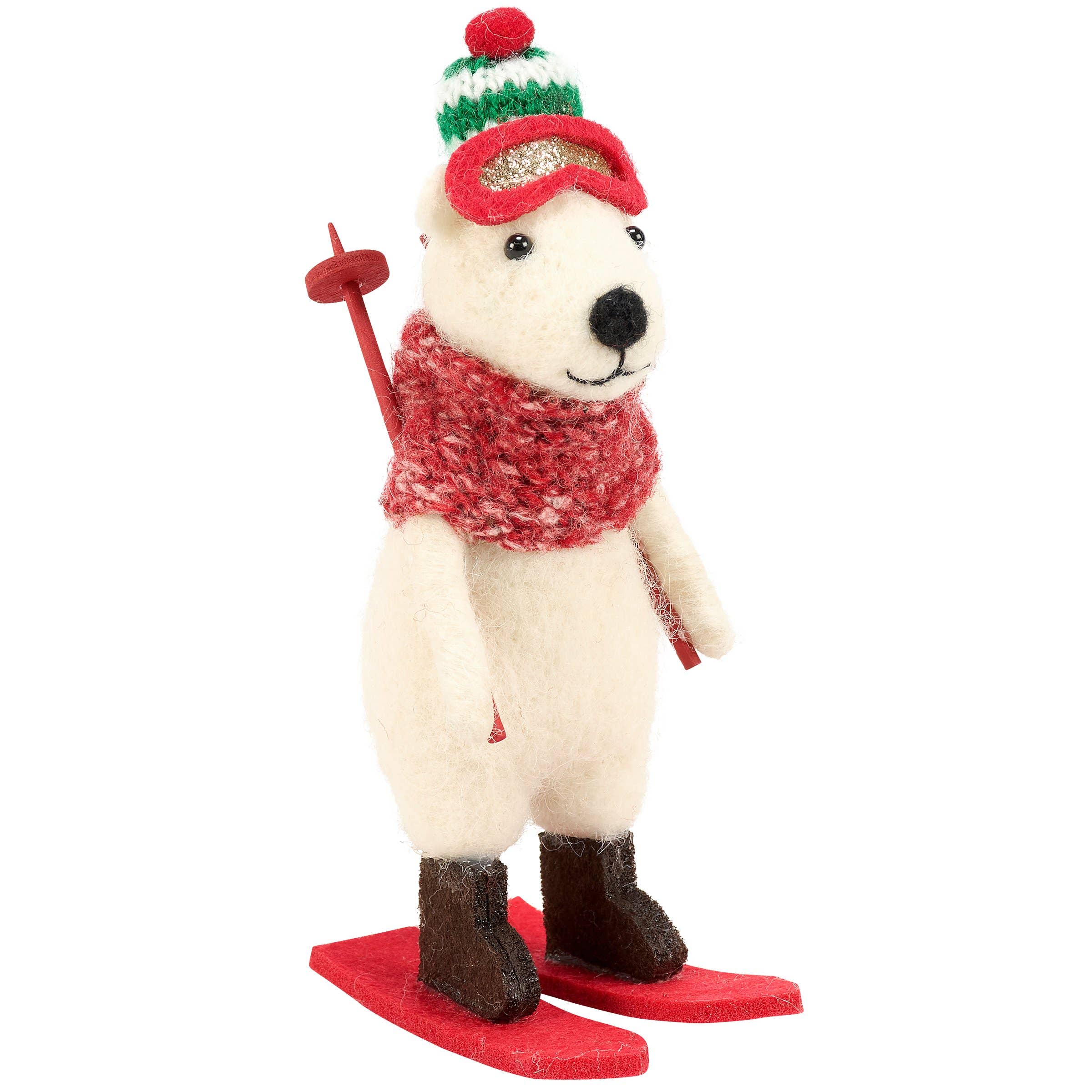 Primitives by Kathy - Wholesale Decorative Figurine - Ski Goggles Bear Critter0