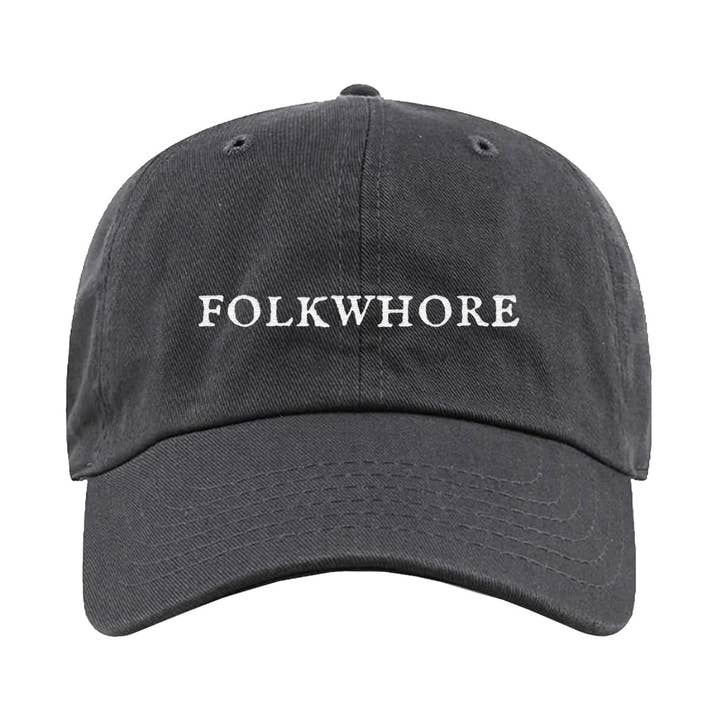 Folkwhore - Embroidered Dad Hat - Taylor Swift - Folklore for wholesale by Calm Down Caren