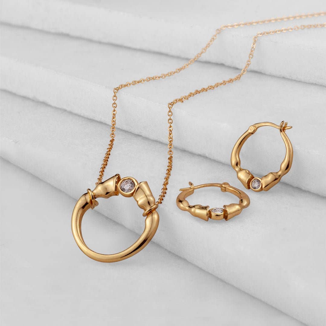 URBAN-EQUESTRIAN – wholesale Band/stacked ring – Cavallo - Horse Hooves Equestrian Ring in Gold2