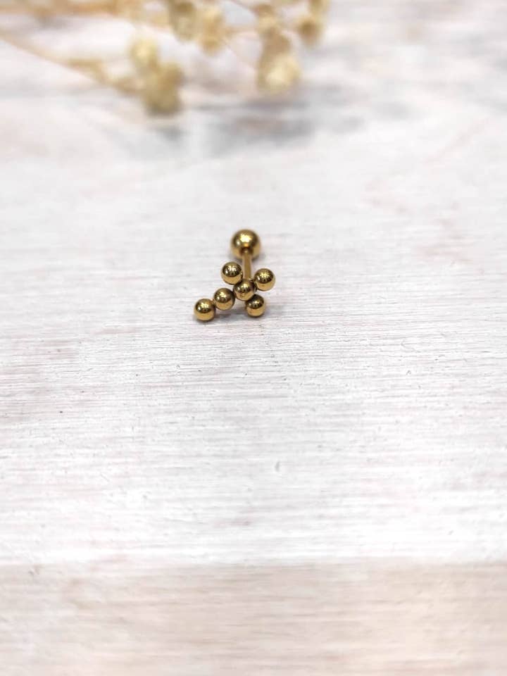 7mm stud earring for wholesale by LOLO & YAYA