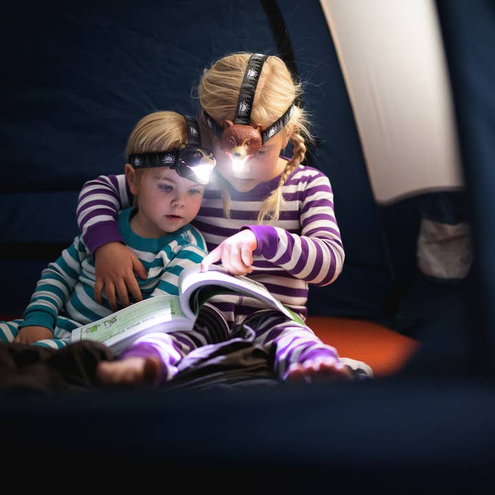 Sun Company / Big Discoveries - Wholesale Light-Up Toy - Kids & Baby - Black Bear LED Headlamp for Kids