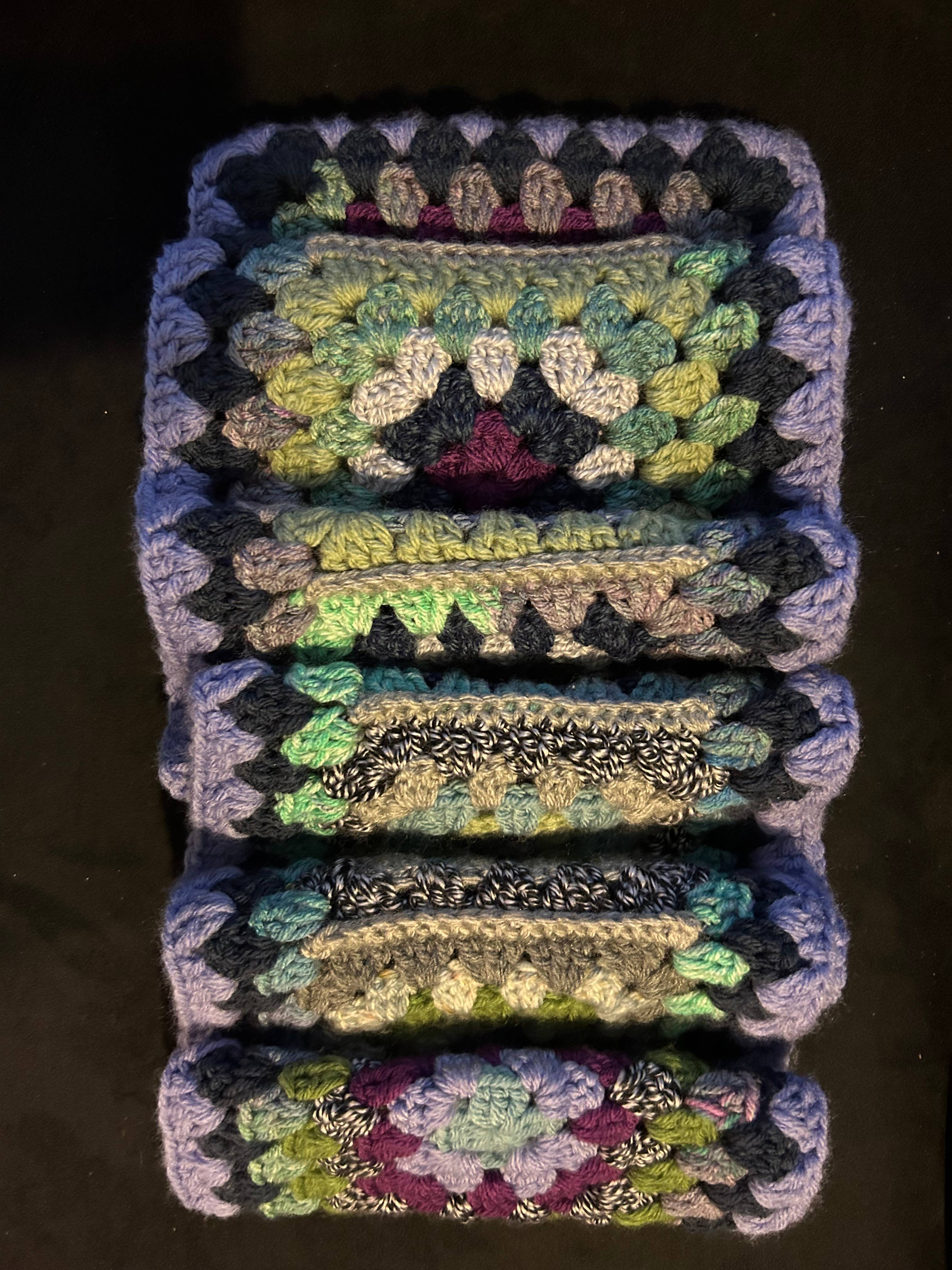crochet granny square infinity scarf and other Wholesale infinity scarf crochet for your store trending on Faire.