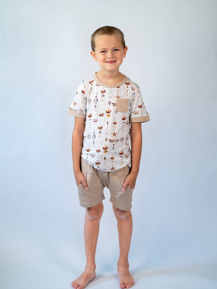 Calções Seaside Treasures por atacado de Riley & Rett