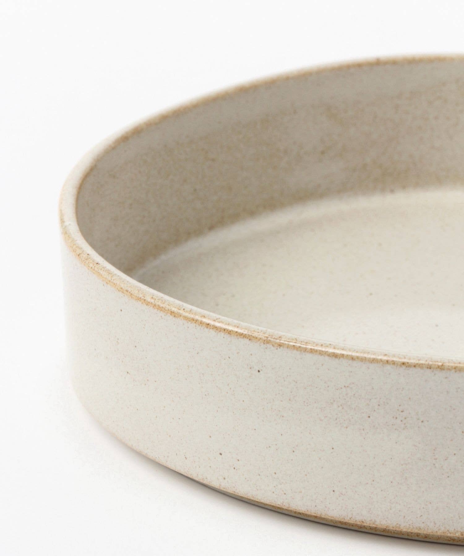 LAKOLE - Wholesale Serving Plate - Mino Ware Stackable Organic Deep Plate Small13