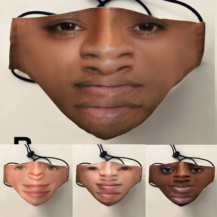 Maskalike - Wholesale Non-Medical Disposable Mask - Double-Vision Anti-Surveillance Realistic Face Mask1