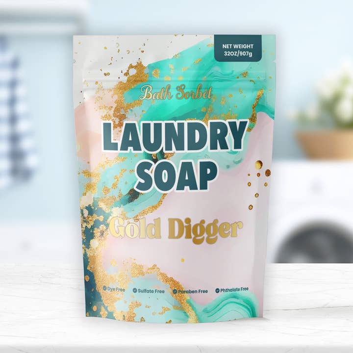 Gold Digger Laundry Soap for wholesale by Bath Sorbet
