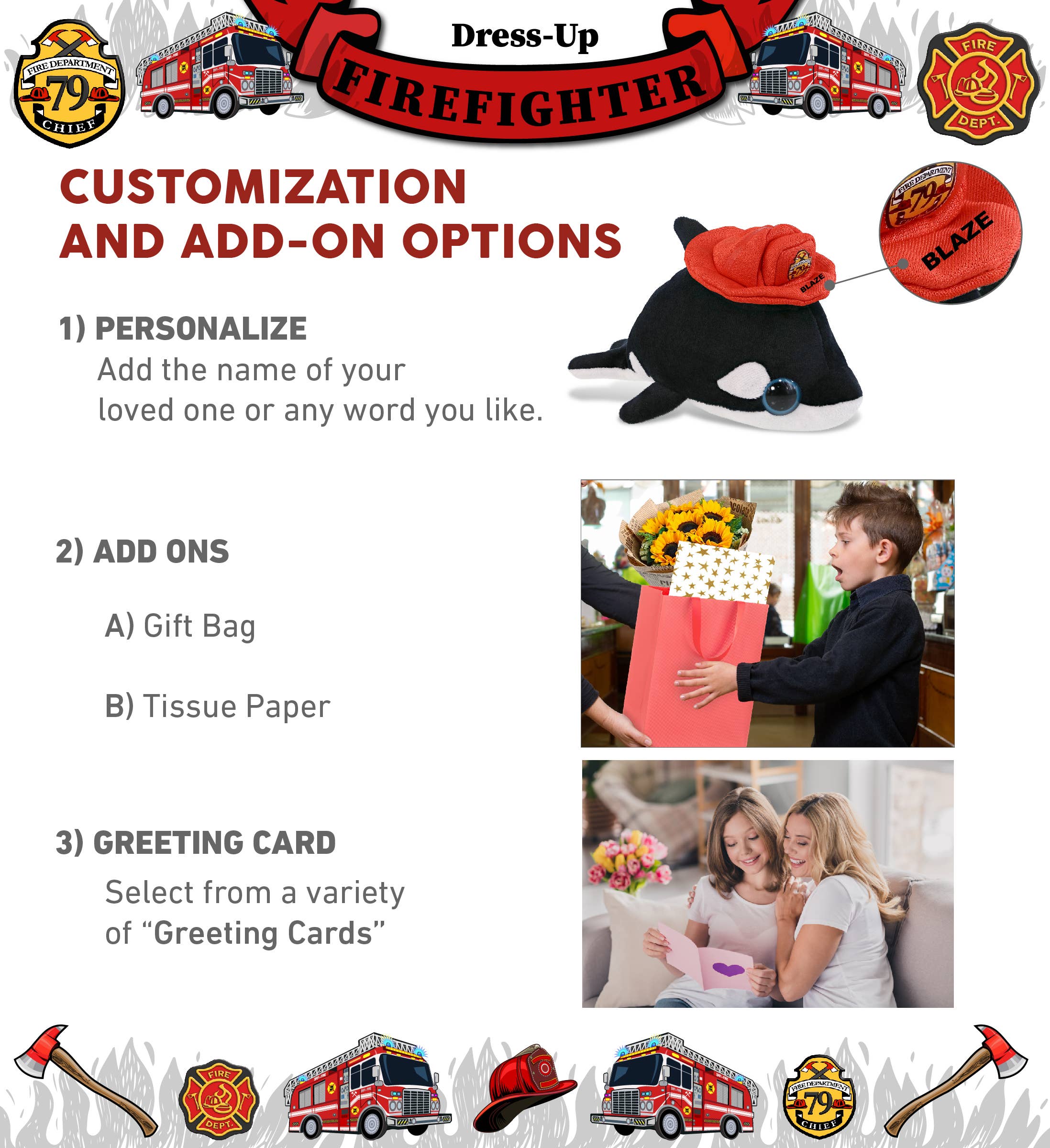 Cota Global – wholesale Stuffed/plush toy – Kids & baby – Plush Fireman - Big Eye 6" Plush - Killer Whale1