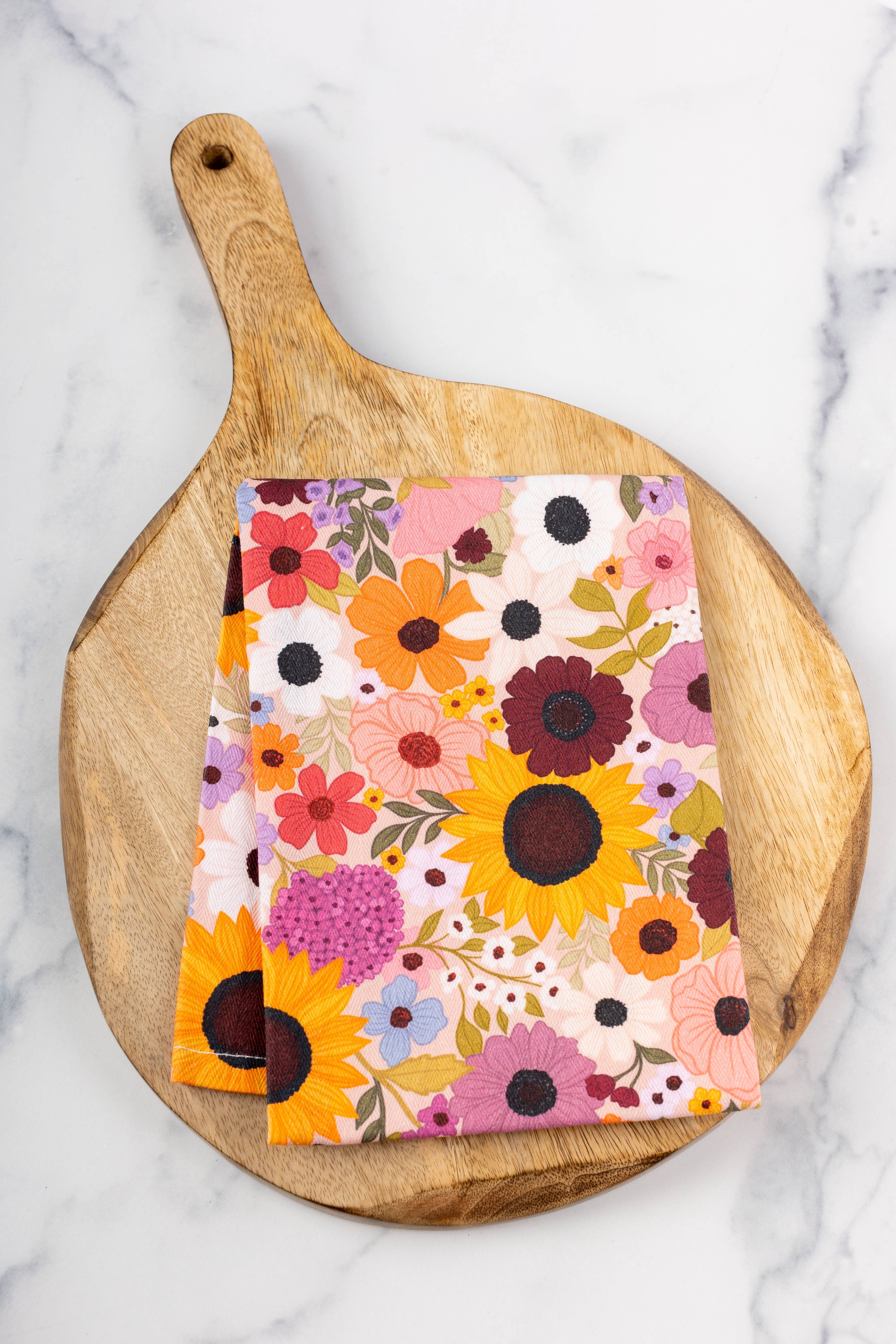 Elyse Breanne Design - Wholesale Theedoek - Set van 2 Regenboog Tuin Theedoeken2