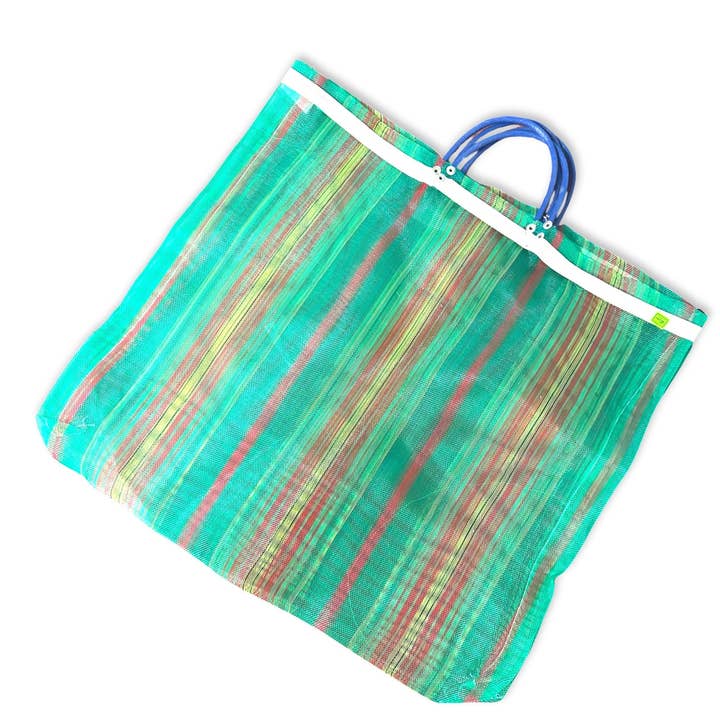 Sanyork Fair Trade - Wholesale Grocery/Shopping Bag - Medium Mexican Market Tote Bag Color Mix Assortment 18" x 182