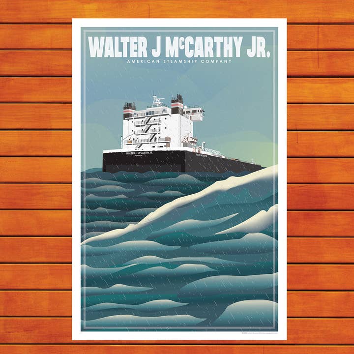 MV Walter J McCarthy Jr. for wholesale by Bemused Creative