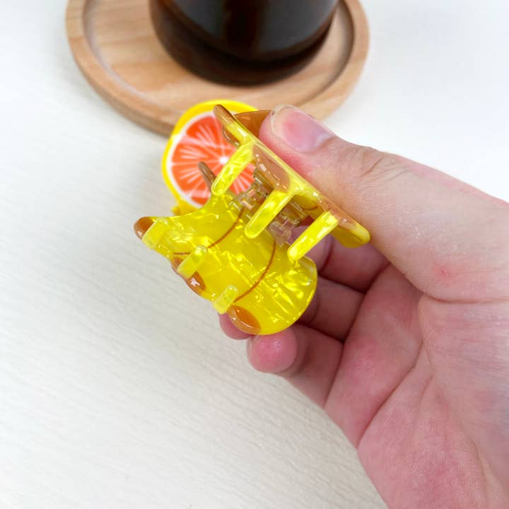 TheDivaSoap - Vendita all'ingrosso Fermaglio per capelli - Donna - Fermagli per capelli pomelo a forma di banana piccola in acetato