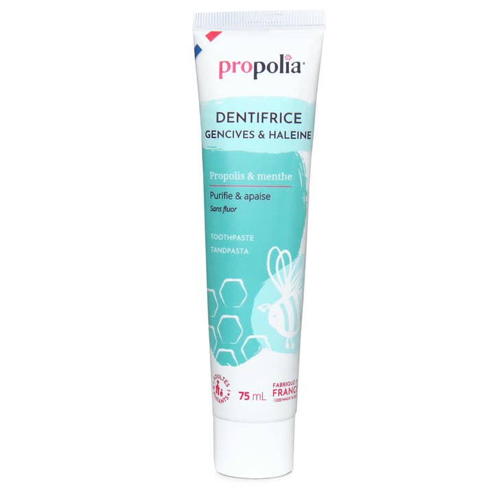 Dentifrice Propolis & Menthe - Sans fluor - 75 ml pour la vente par Propolia®