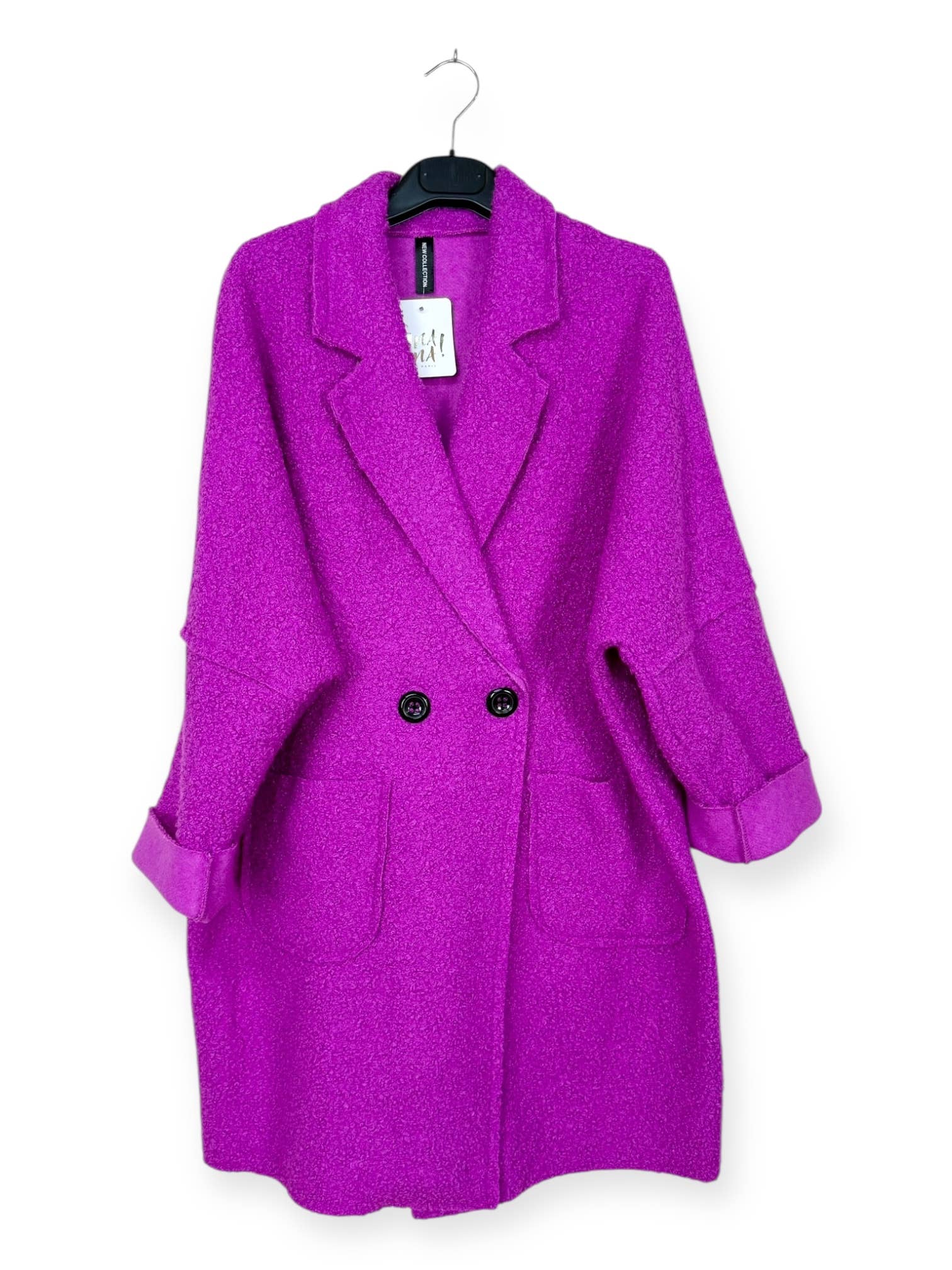 Lucky Nana - Wholesale Coat - Women's - AH 20803 - Double-Breasted Coat22