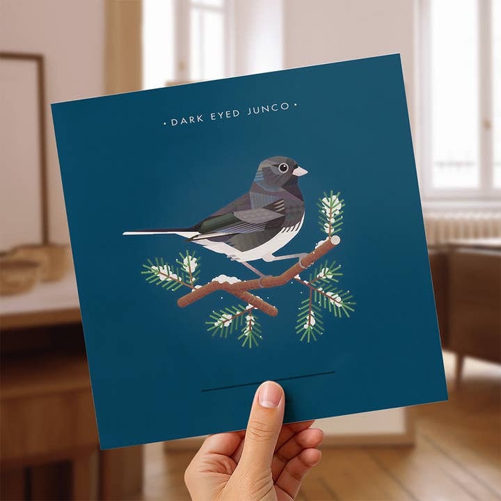 Dark Eyed Junco for wholesale by Set Adrift Art