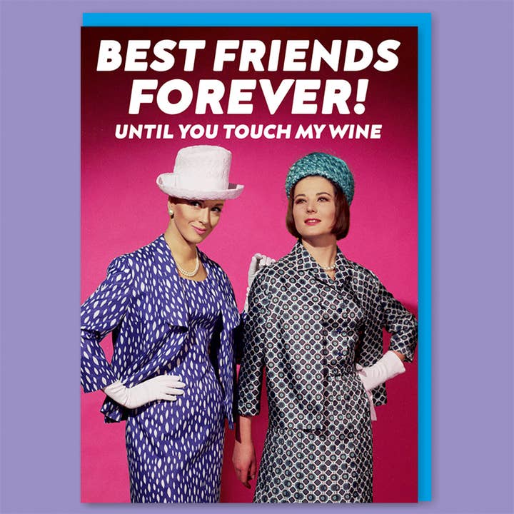 Dean Morris Cards – postal de parabéns por atacado – Cartão de saudação dos melhores amigos para sempre