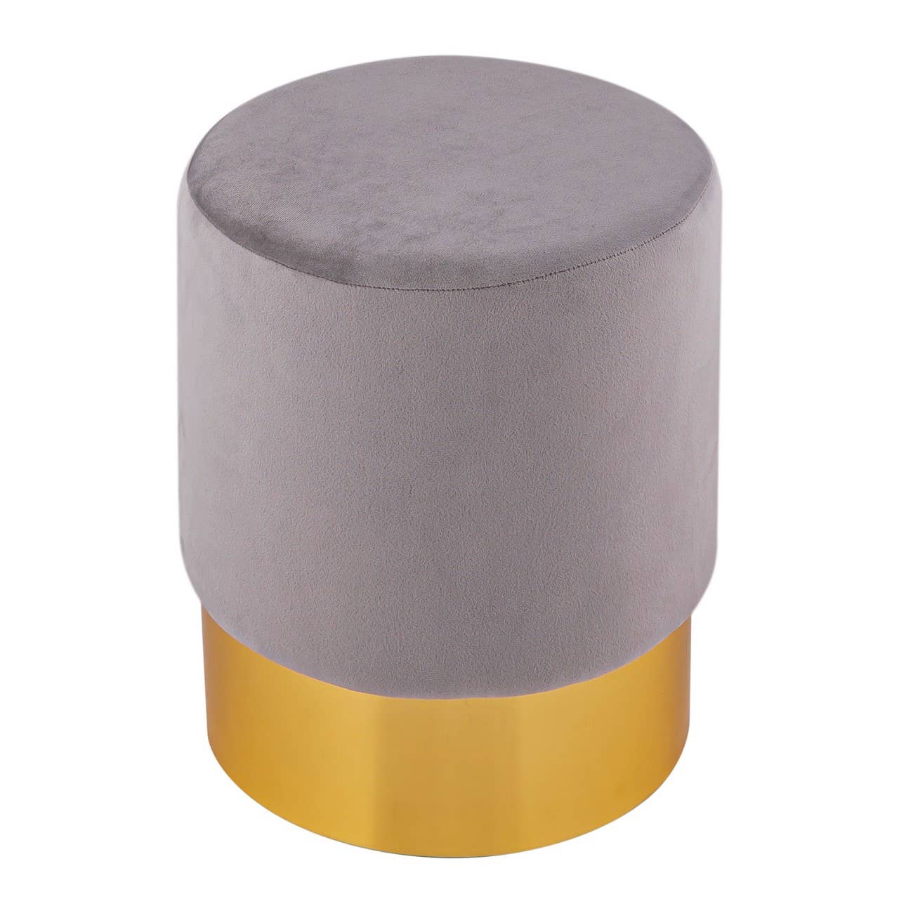Voglrieder - Wholesale Pouf - Velvet stool 2nd choice velvet pouf, diameter 31 cm, height 43 cm10
