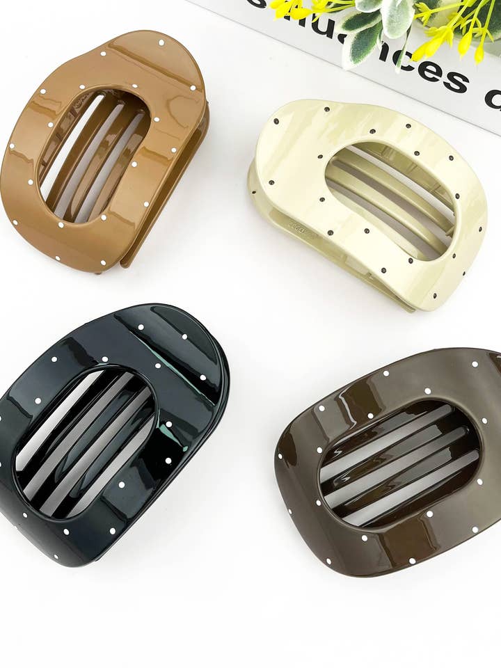 Polka Dot Solid Color Flat Clip and other Purchase Wholesale flat white. Free Returns & Net 60 Terms on Faire trending on Faire.